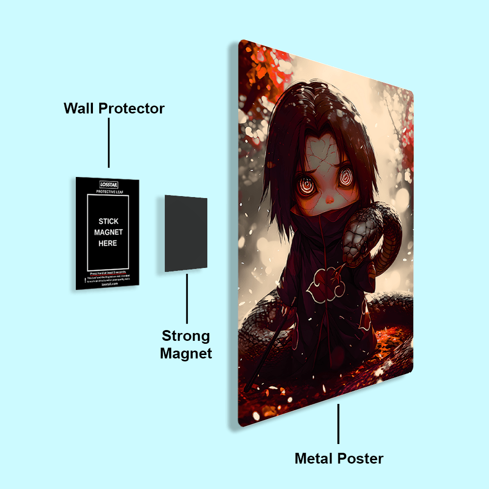 Kid Orochimaru - Naruto - Metal Poster - Losstail.