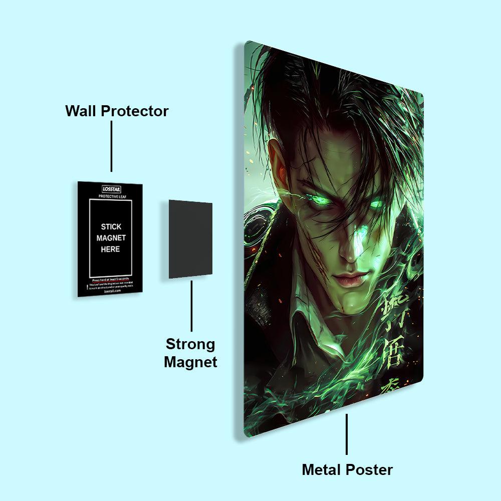 Levi Ackerman  - Attack On Titan - Metal Poster - Losstail