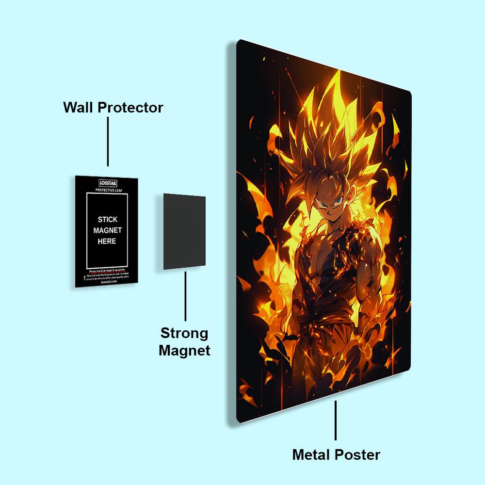 Goku - Dragon Ball - Metal Poster - Losstail - LOSSTAIL