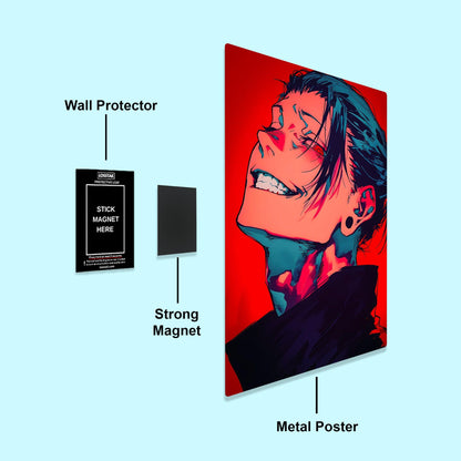 Sugura Geto - Jujutsu Kaisen - Metal Poster - Losstail - LOSSTAIL