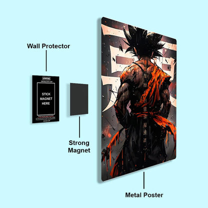 Goku - Dragon Ball - Metal Poster - Losstail - LOSSTAIL