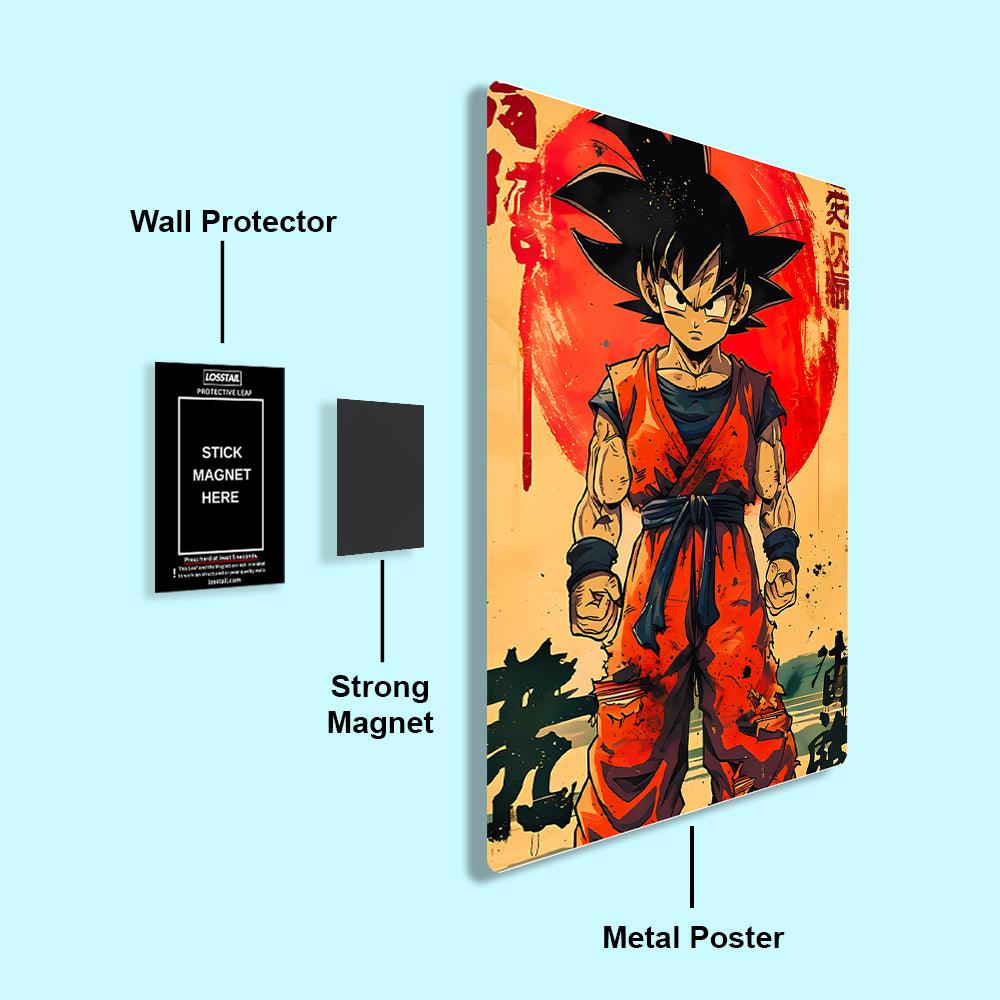 Goku - Dragon Ball - Metal Poster - Losstail - LOSSTAIL