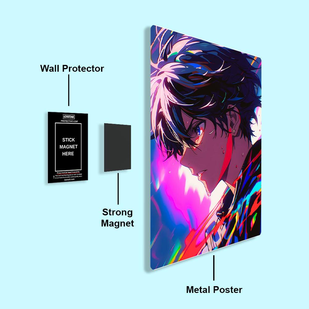 Yoichi Isagi - Blue Lock - Metal Poster - Losstail - LOSSTAIL