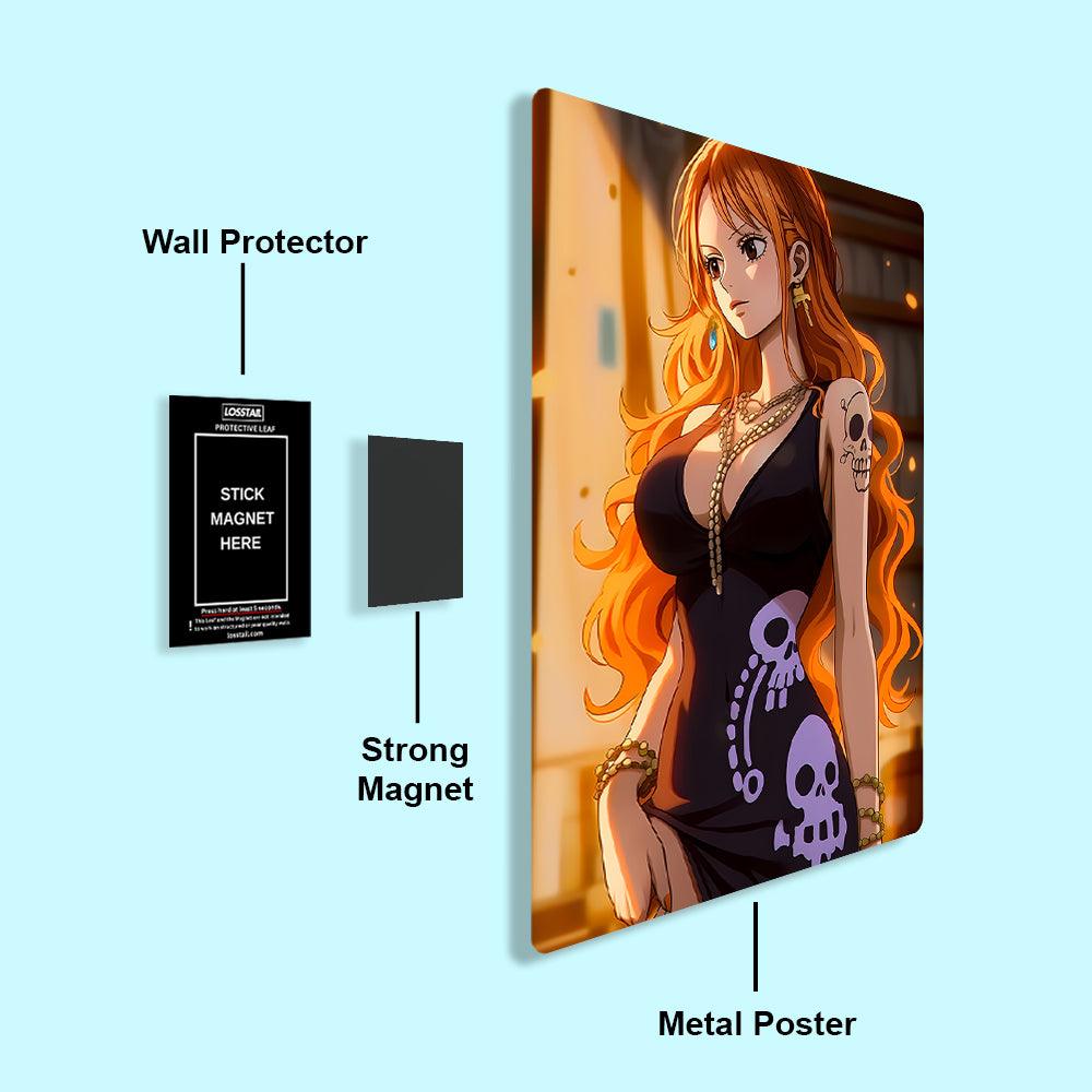 Nami - Onepiece - Metal Poster - Losstail.