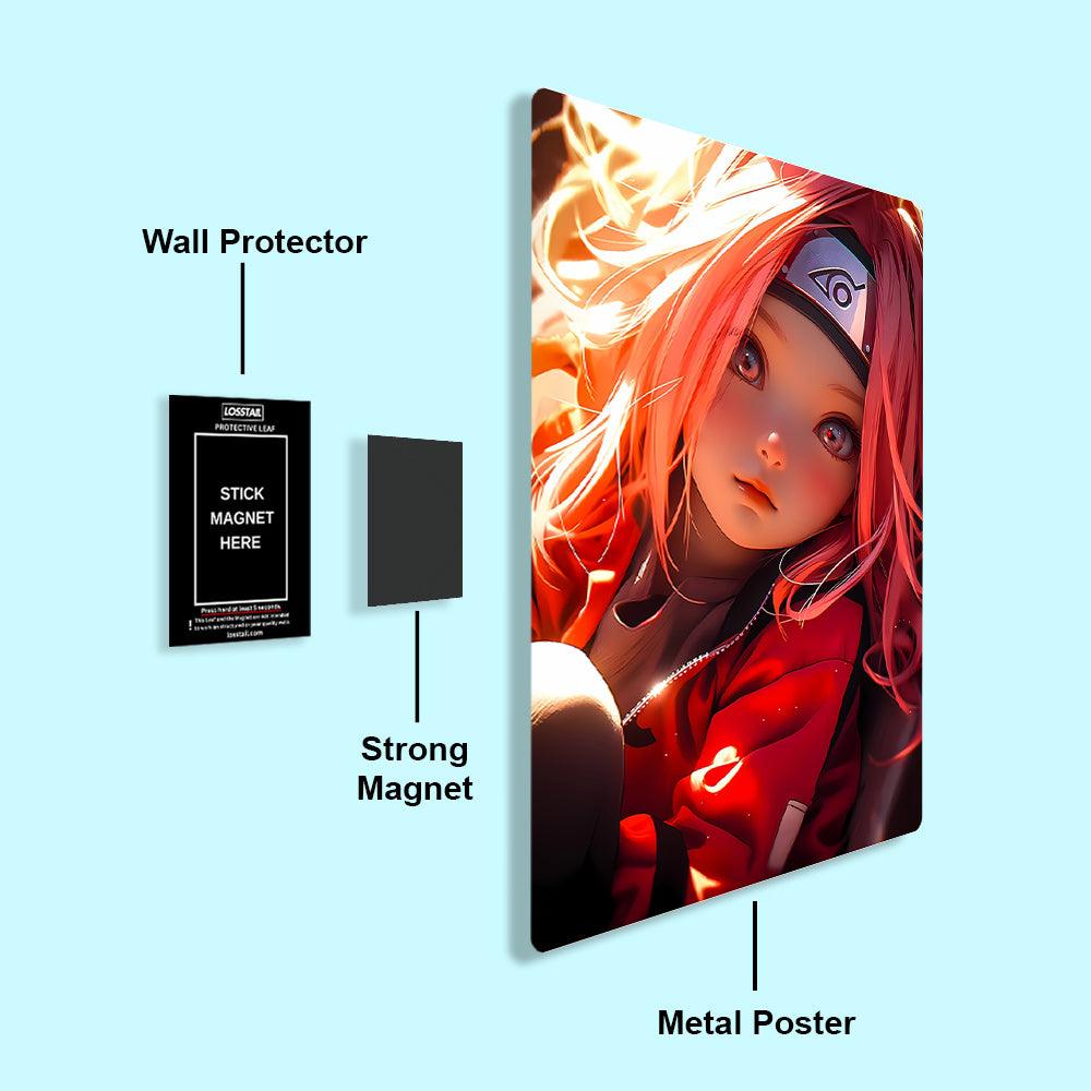 Kid Sakura - Naruto - Metal Poster - Losstail.