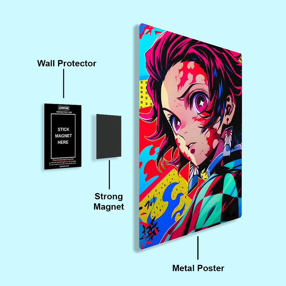 Tanjiro Kamado- Demon Slayer - Metal Poster - Losstail - LOSSTAIL