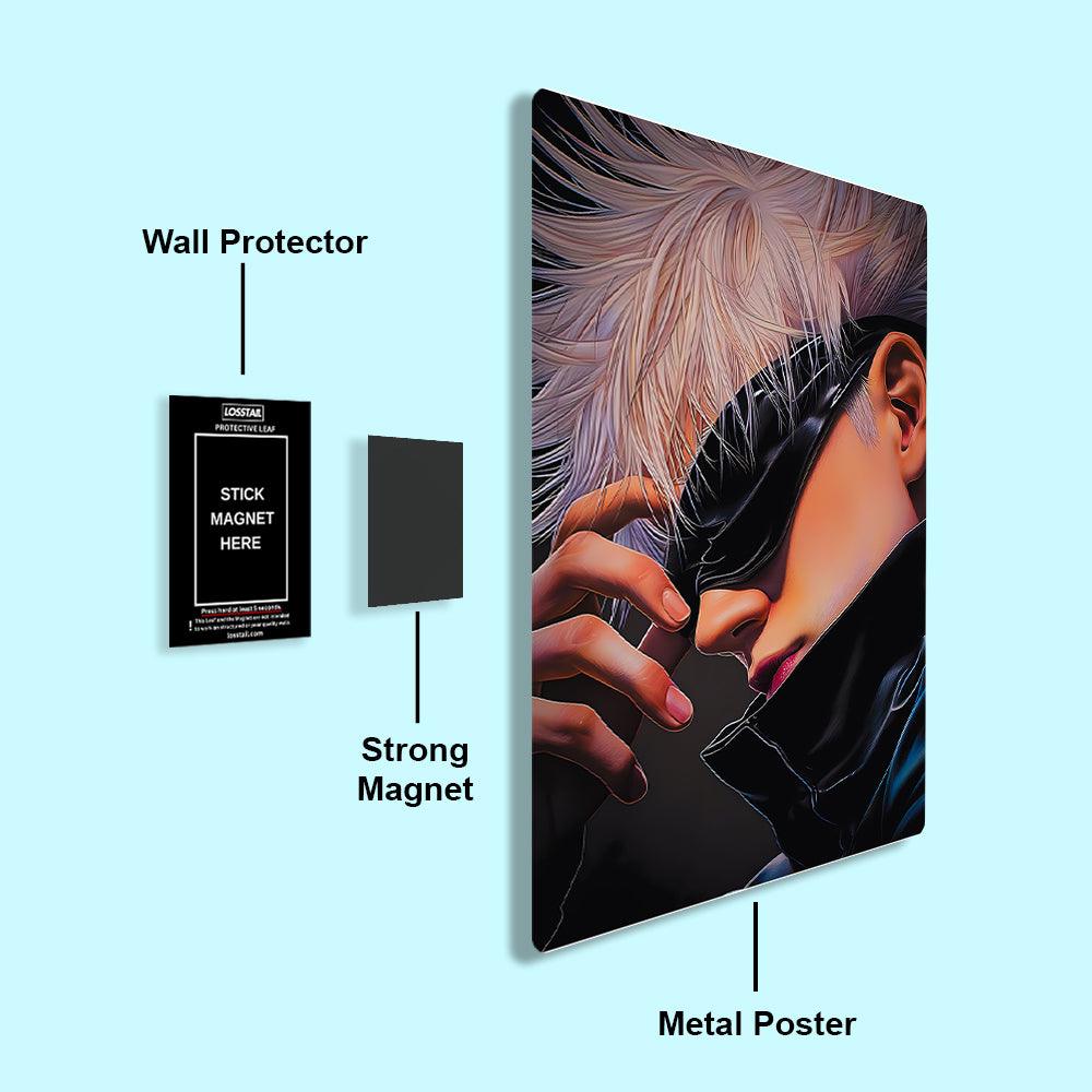 Satoru Gojo- Jujutsu Kaisen - Metal Poster - Losstail - LOSSTAIL