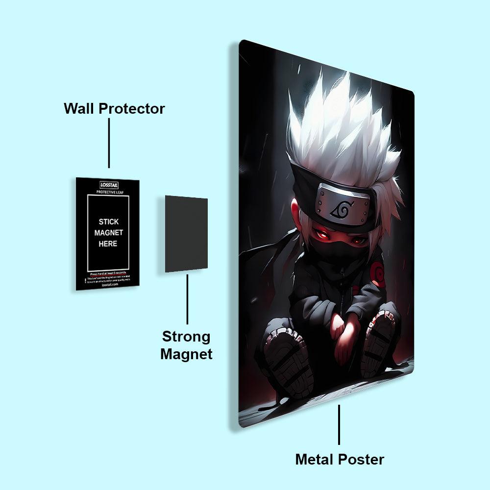 Kid Kakashi - Naruto - Metal Poster - Losstail.