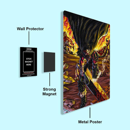 Guts - Berserk - Metal Poster - Losstail