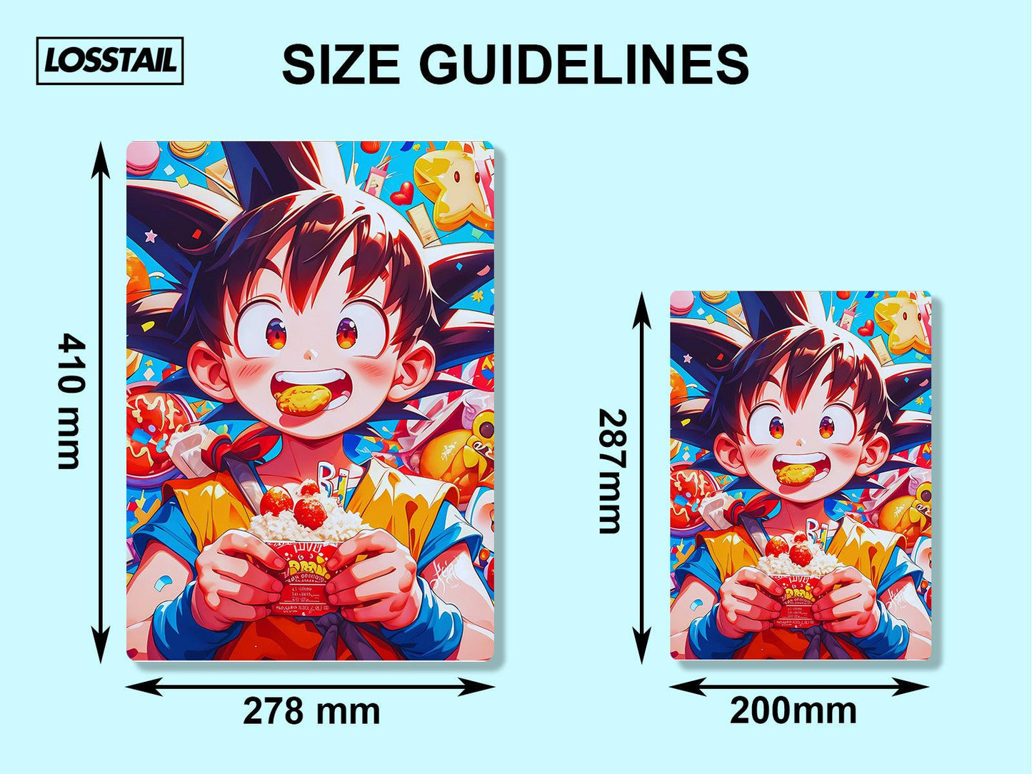 Goku - Dragon Ball - Metal Poster - Losstail - LOSSTAIL