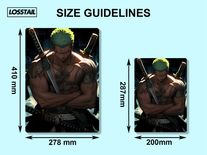 Roronoa Zoro - Onepiece - Metal Poster - Losstail.