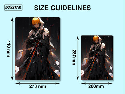 Ichigo Kurosaki - Bleach - Metal Poster - Losstail - LOSSTAIL