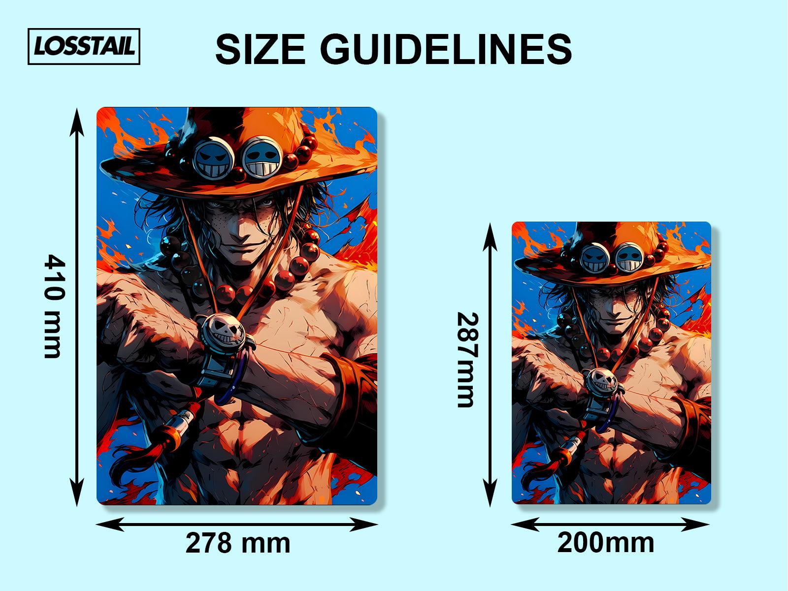 Portgas D Ace -Onepiece - Metal Poster - Losstail.