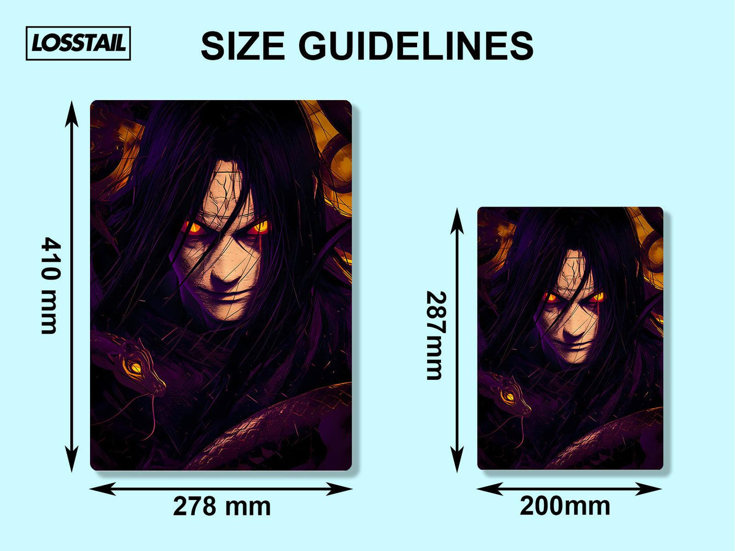 Orochimaru - Naruto - Metal Poster - Losstail