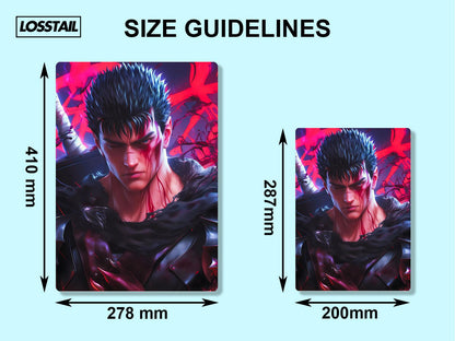 Guts - Berserk - Metal Poster - Losstail