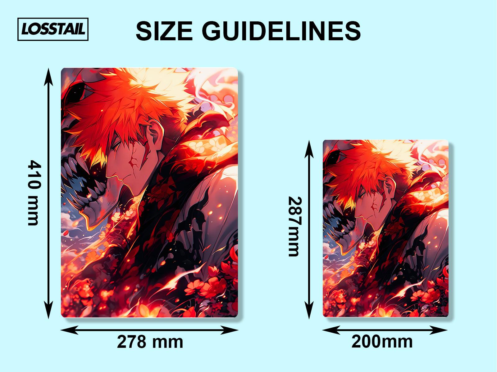 Ichigo Kurosaki - Bleach - Metal Poster - Losstail - LOSSTAIL