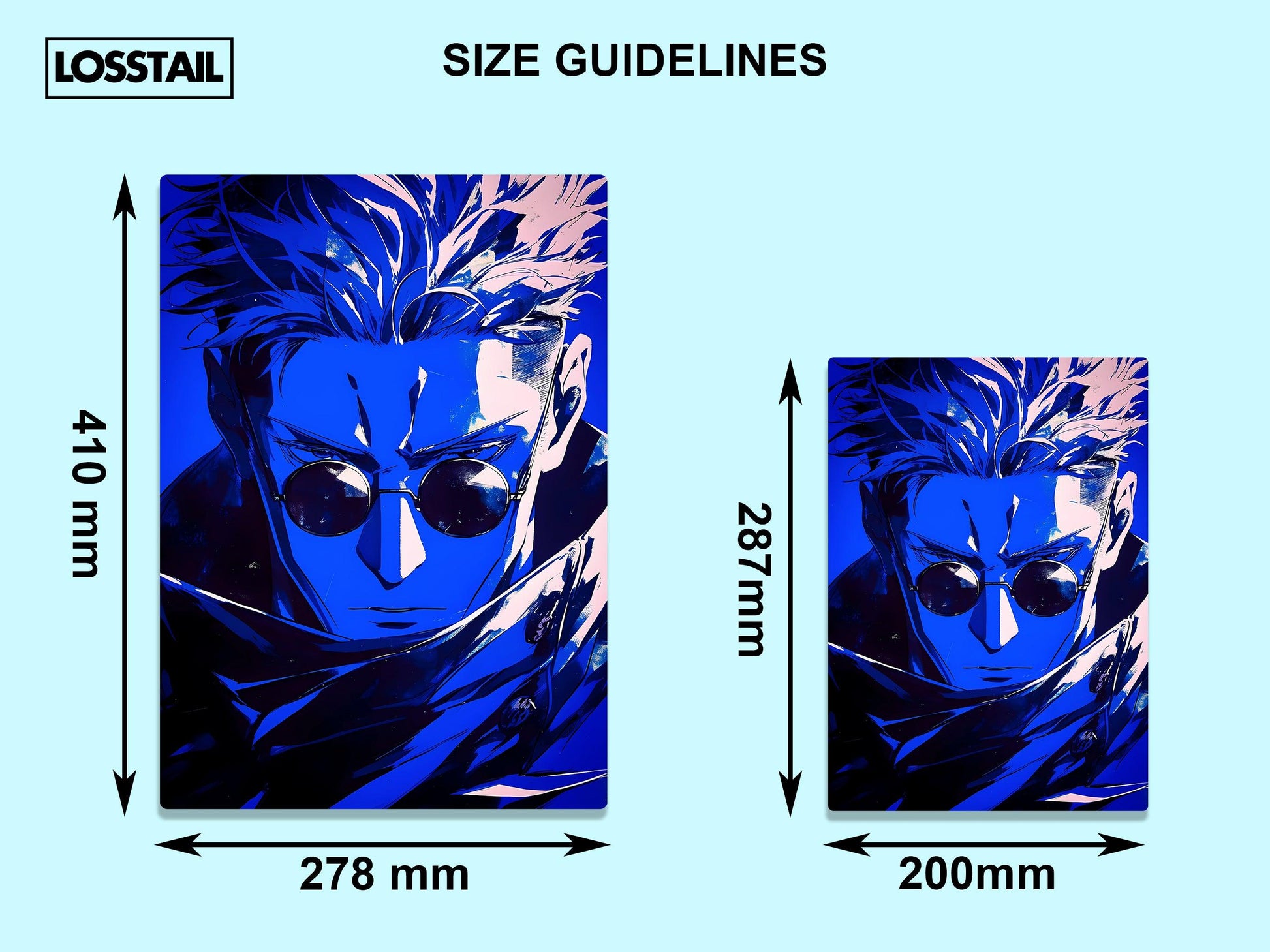 Kento Nanami - Jujutsu Kaisen - Metal Poster - Losstail - LOSSTAIL