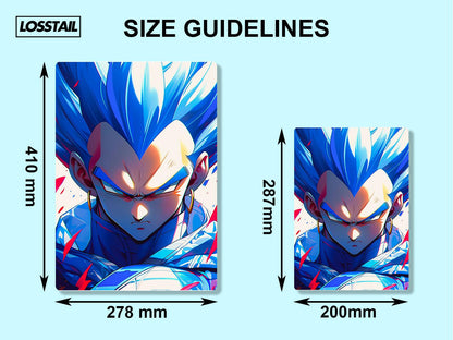 Vegeta - Dragon Ball - Metal Poster - Losstail - LOSSTAIL