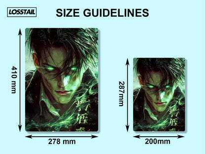 Levi Ackerman  - Attack On Titan - Metal Poster - Losstail