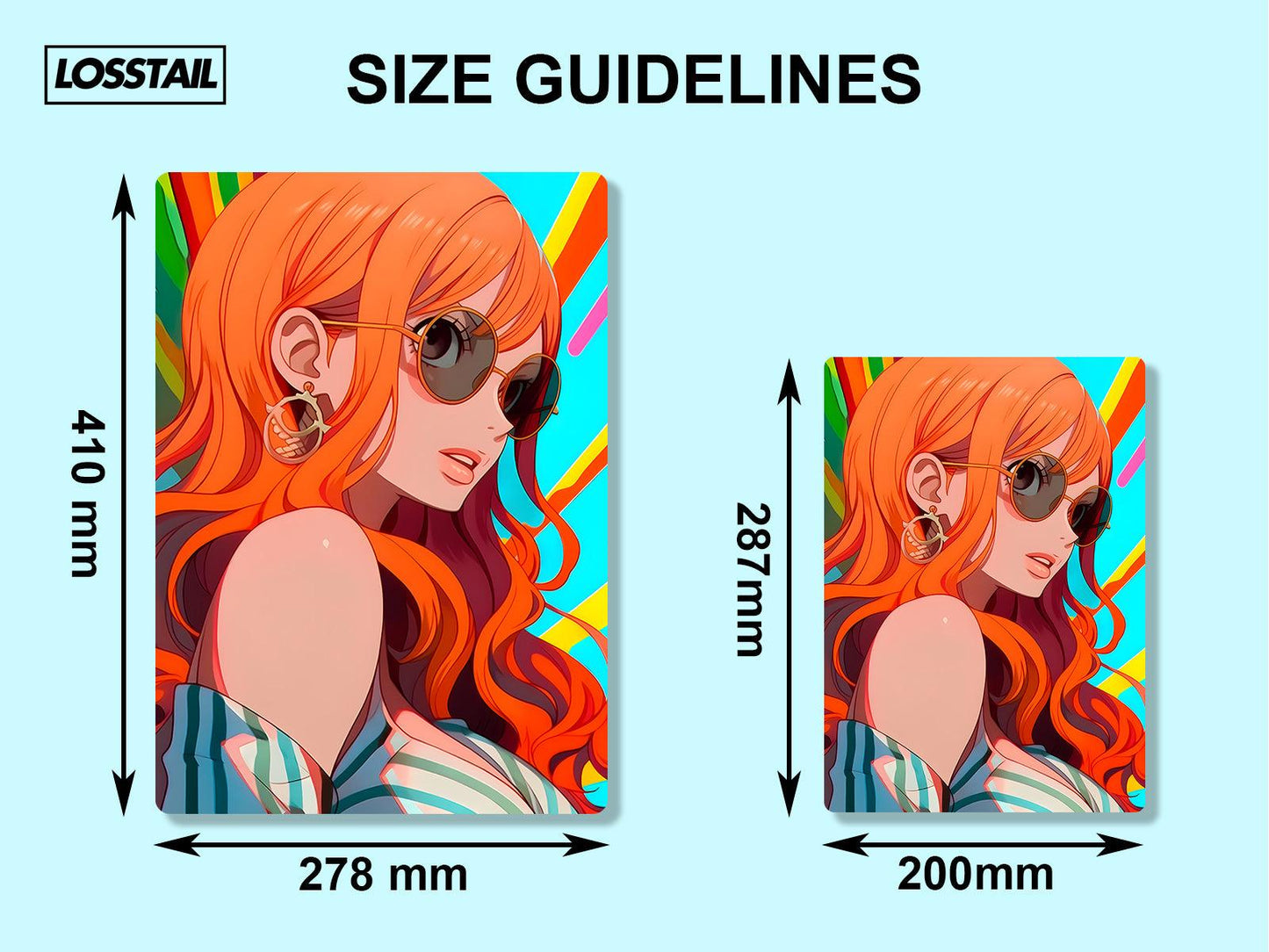 Nami - Onepiece - Metal Poster - Losstail.