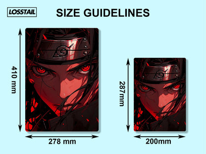 Itachi Uchiha - Naruto - Metal Poster - Losstail