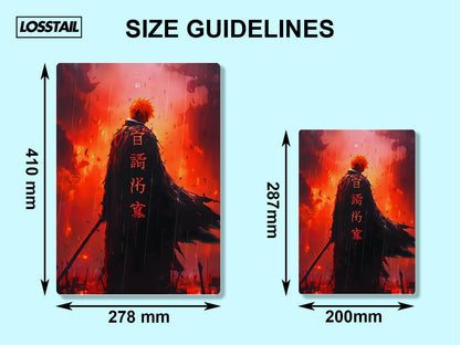 Ichigo Kurosaki - Bleach - Metal Poster - Losstail - LOSSTAIL