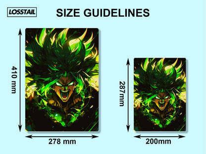 Broly - Dragon Ball - Metal Poster - Losstail - LOSSTAIL