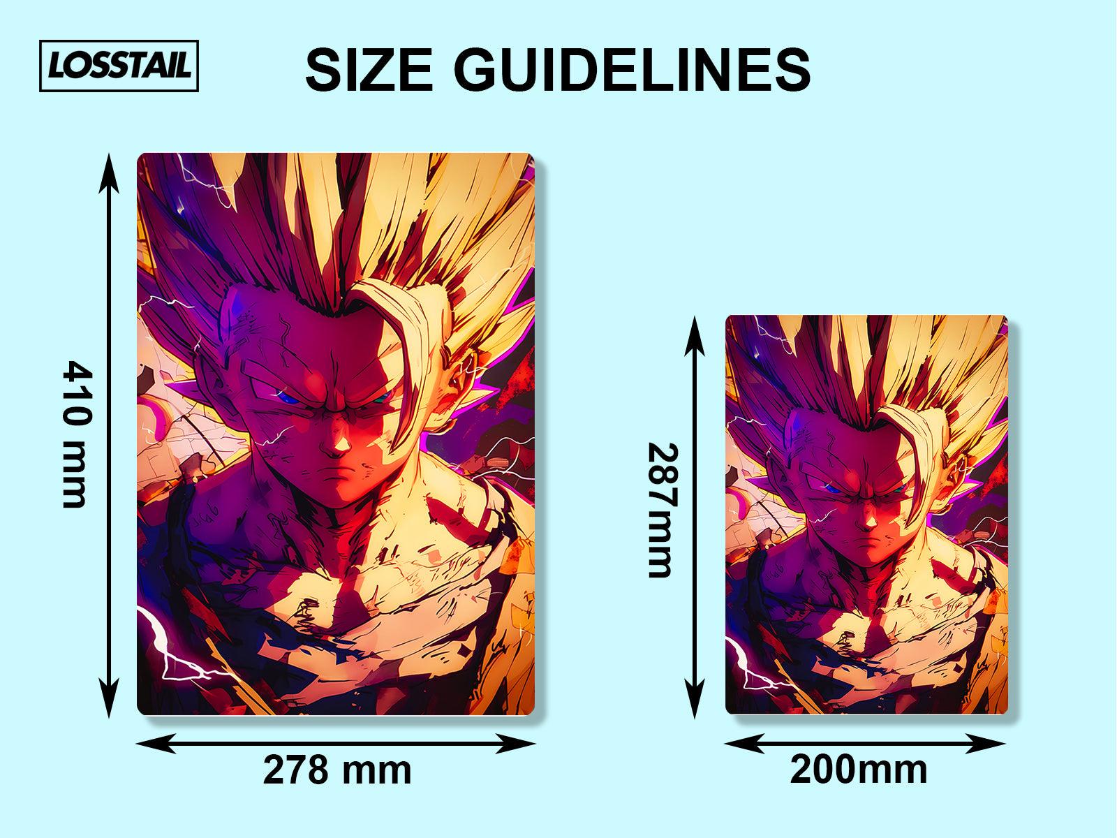 Gohan - Dragon Ball - Metal Poster - Losstail - LOSSTAIL