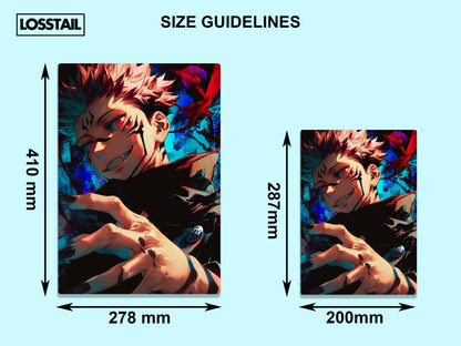 Sukuna - Jujutsu Kaisen - Metal Poster - Losstail - LOSSTAIL