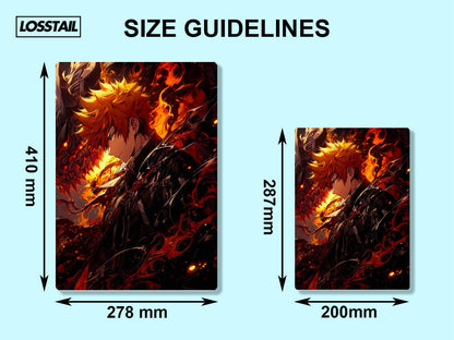 Ichigo Kurosaki - Bleach - Metal Poster - Losstail - LOSSTAIL