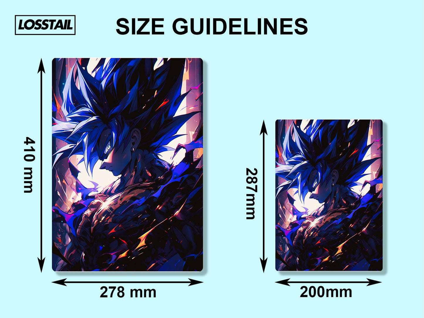 Goku - Dragon Ball - Metal Poster - Losstail - LOSSTAIL