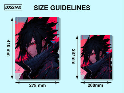 Sasuke Uchiha - Naruto - Metal Poster - Losstail