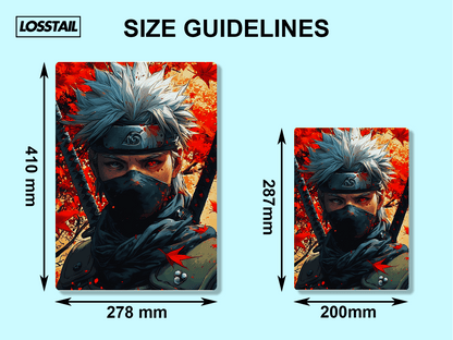 Kakashi - Naruto - Metal Poster - Losstail